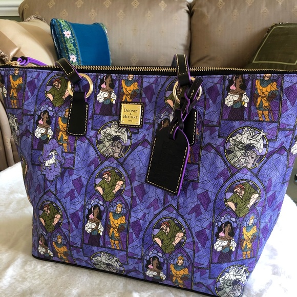 Disney Dooney & Bourke Hunchback Anniversary Tote - Picture 7 of 11